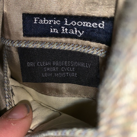 Men’s Burberrys’ 44R Jacket Fabric Loomed In Italy - Picture 6 of 6